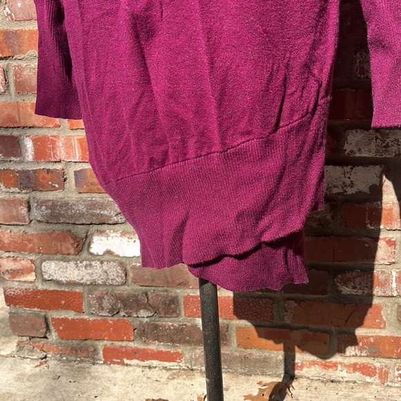 Betsy Johnson Maroon Sweater Dress size Large - Picture 6 of 7